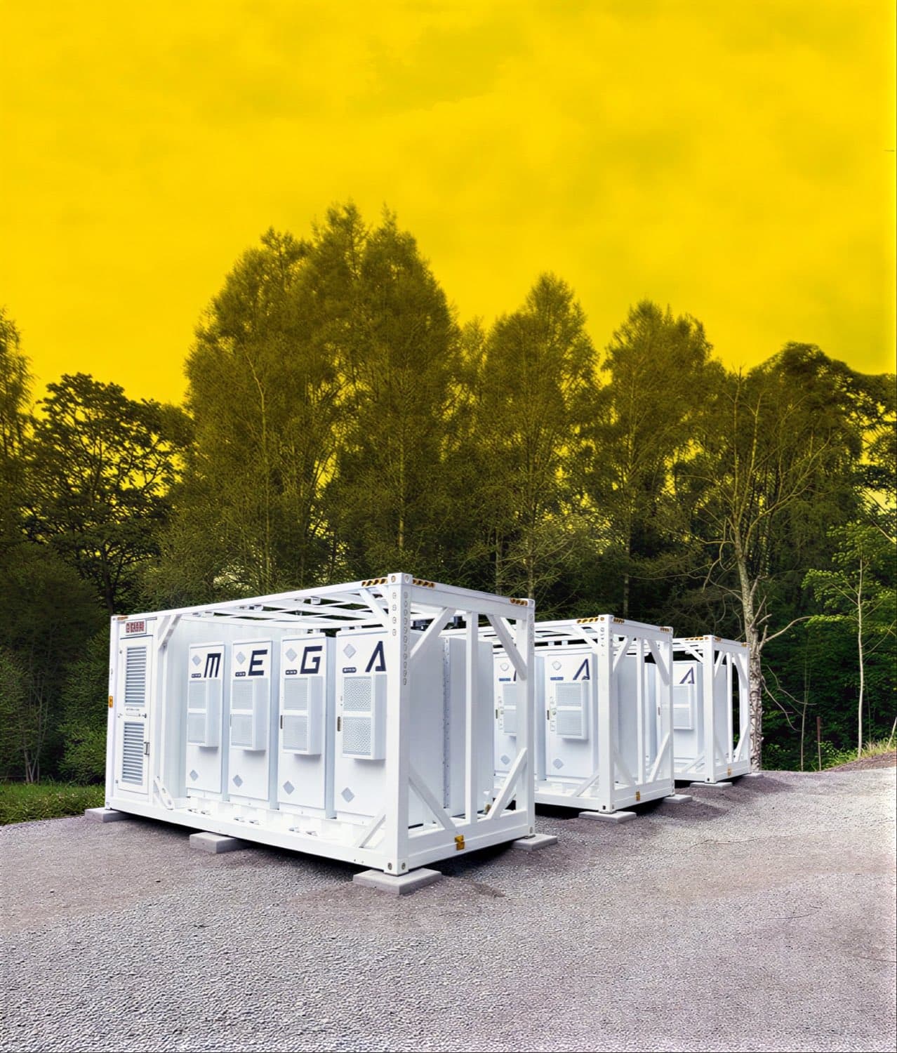 Mega Energys modulära batterisystem